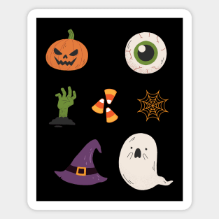 Halloween | Candy Corn | Ghost | Gift for Halloween Fans Magnet